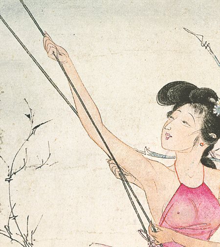 淳化县-胡也佛的仕女画和最知名的金瓶梅秘戏图